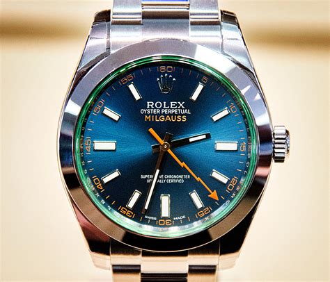 rolex milgauss blue buy|rolex milgauss blue face.